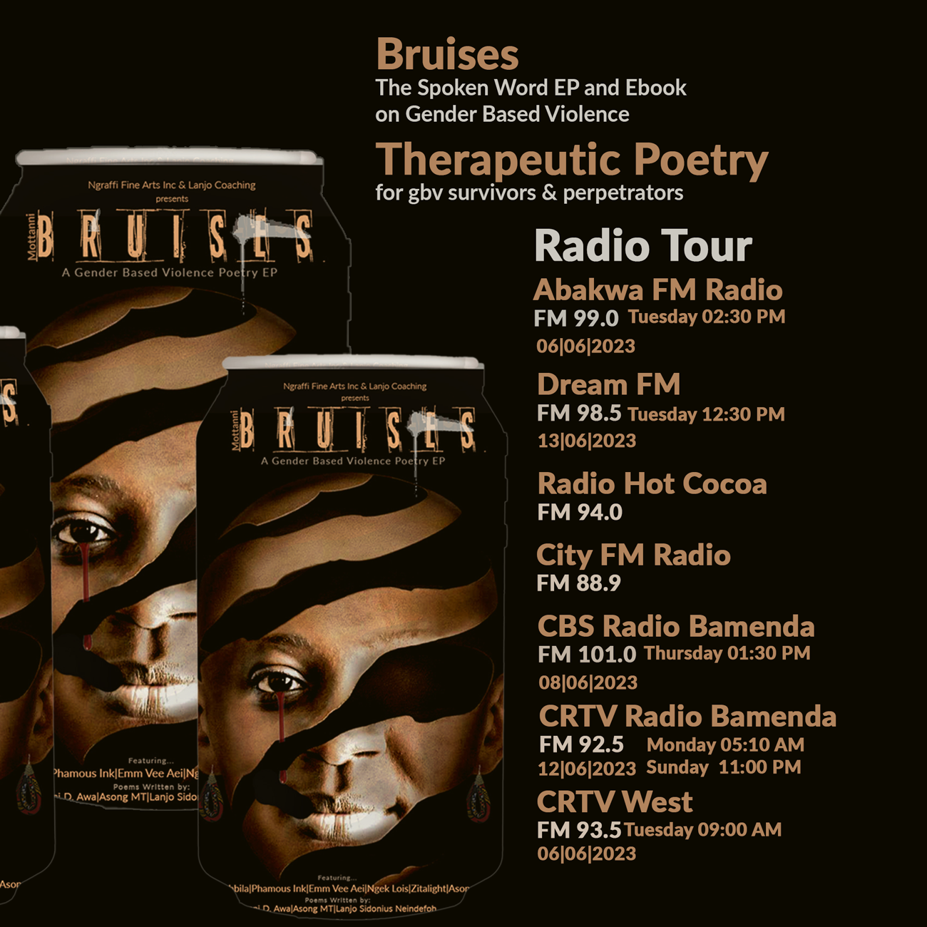 Bruises Radio Tour