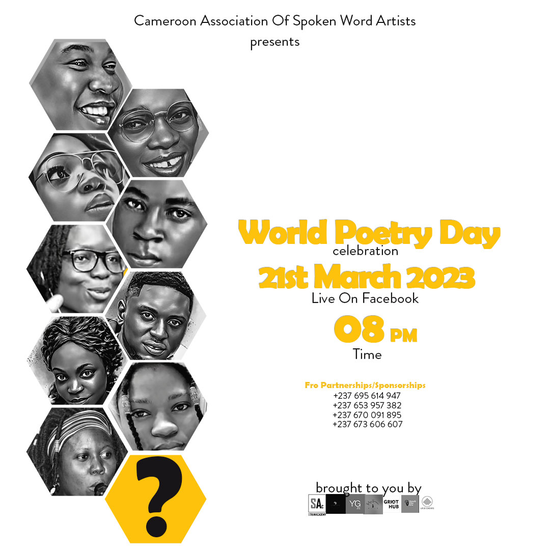 Who are the poets celebrating World Poetry Day 2023 in Cameroon